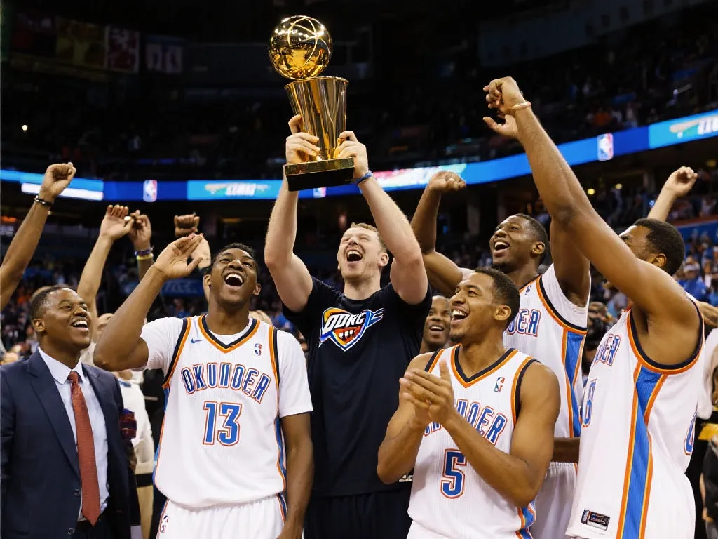 OKC雷霆总决赛夺冠庆祝